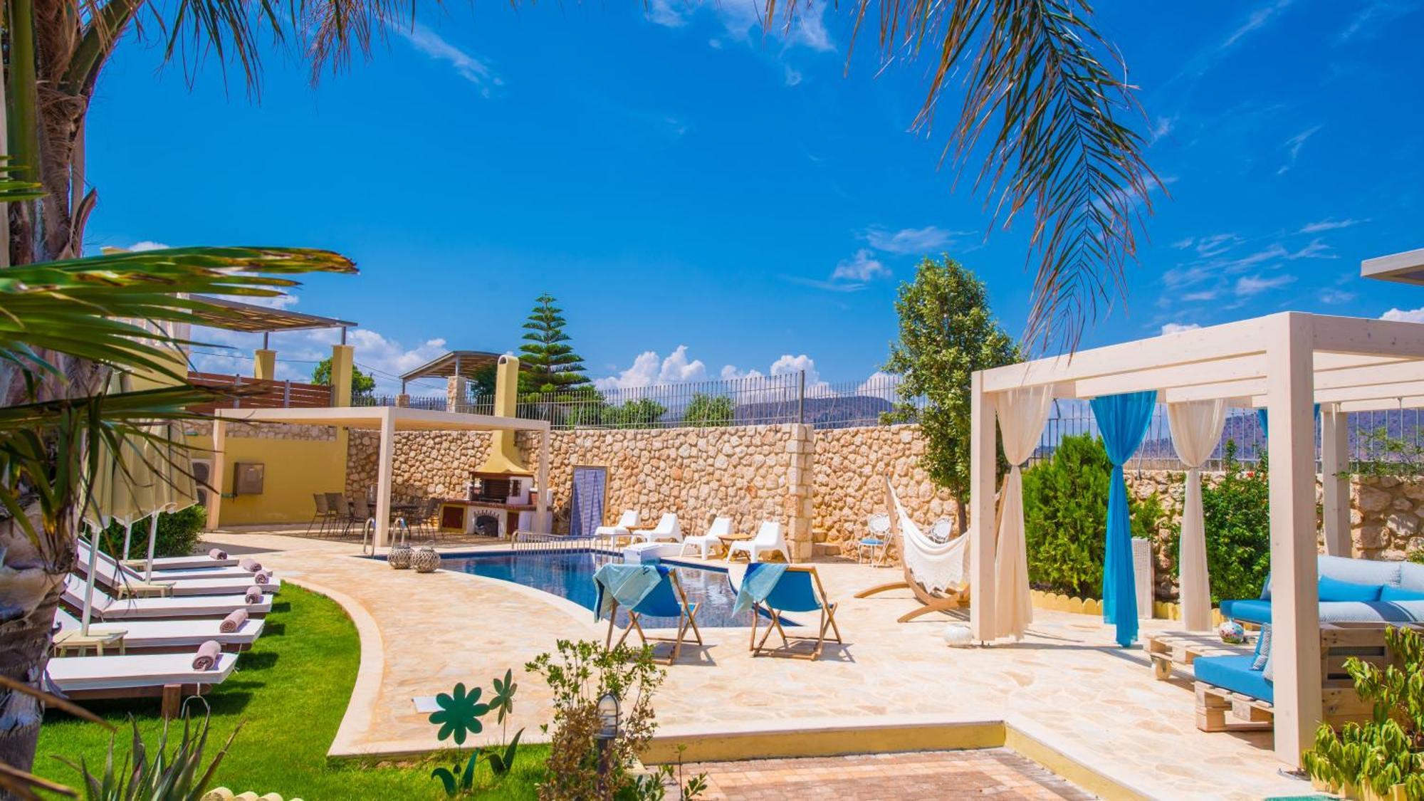 Azzuro Villa With Private Pool By Estia Chersonissos Buitenkant foto