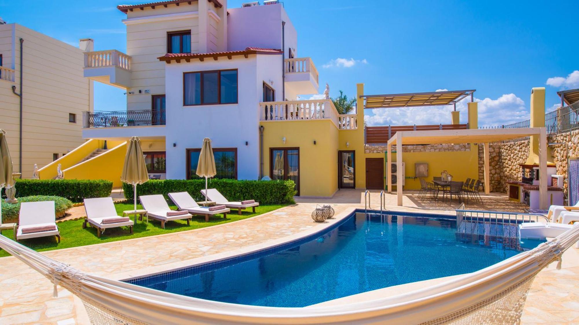 Azzuro Villa With Private Pool By Estia Chersonissos Buitenkant foto
